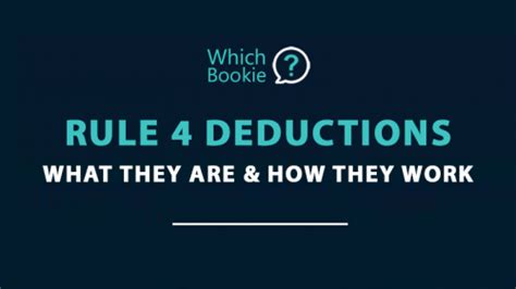 What Are Rule 4 Deductions » Free Rule 4 Calculator .